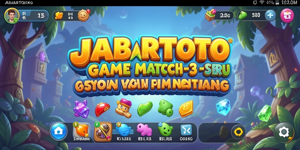 Tampilan utama gameplay JABARTOTO dengan elemen berwarna-warni yang menyenangkan.