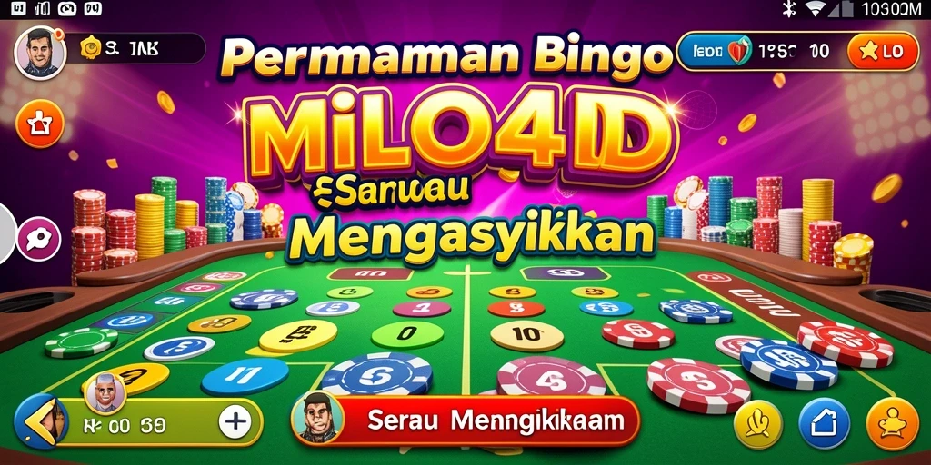 Tampilan menarik dari permainan Bingo di MILO4D.