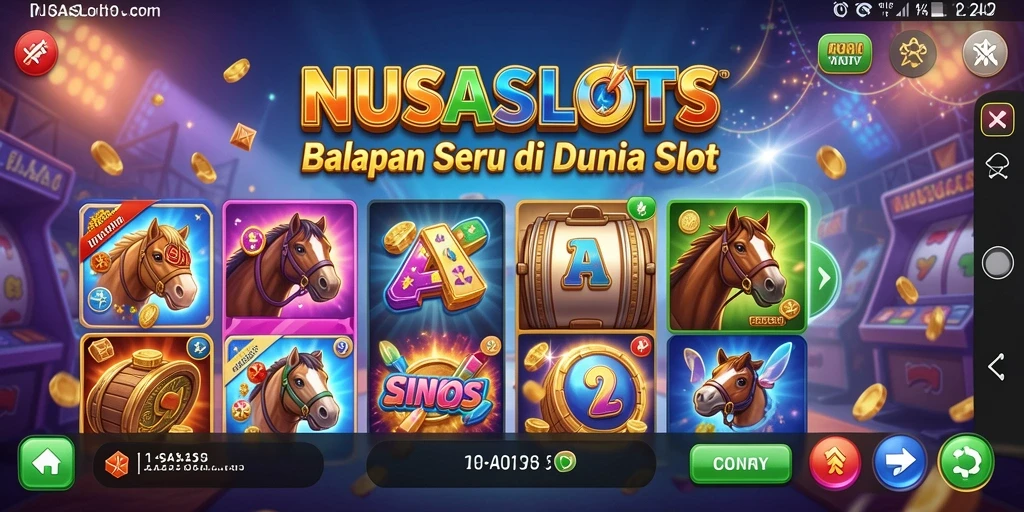Tampilan menarik dari NUSASLOTS menampilkan aksi balapan yang mendebarkan.