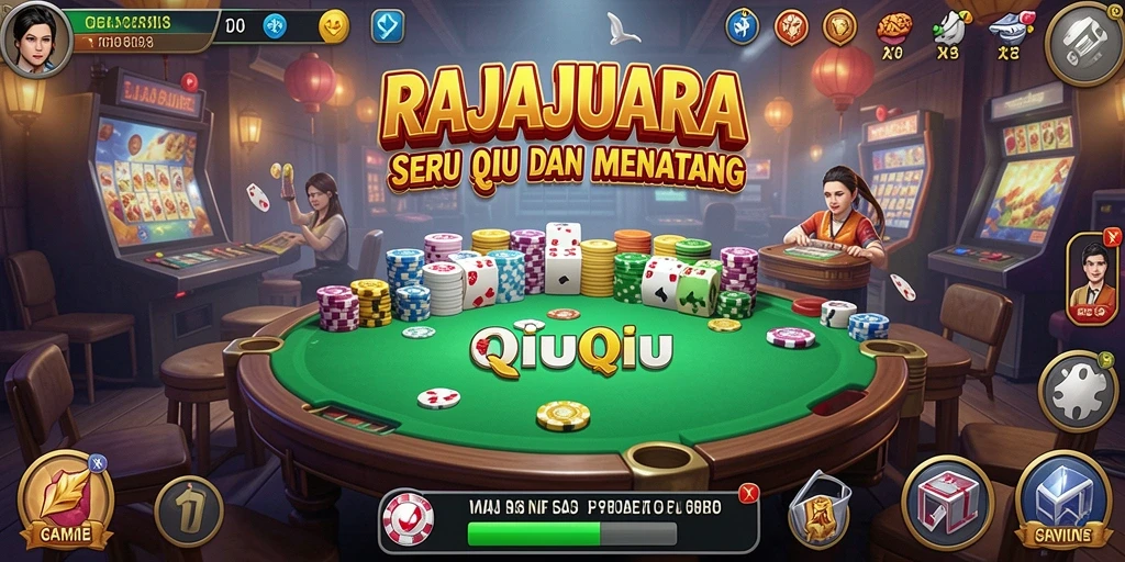 Gameplay seru QiuQiu di RAJAJUARA.